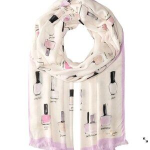 Kate Spade Scarf – Nail Polish Print – over $130 online!